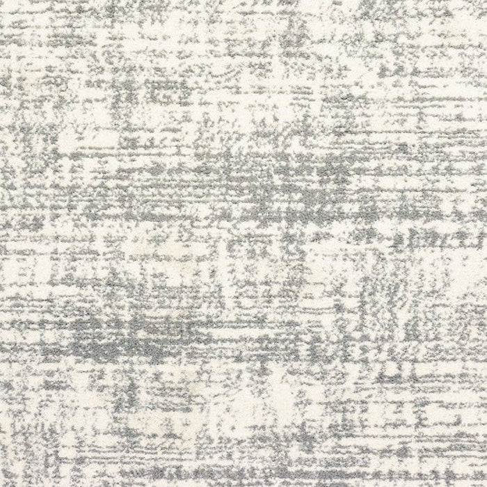 7' x 10' Abstract Strokes Area Rug - Ivory And Gray