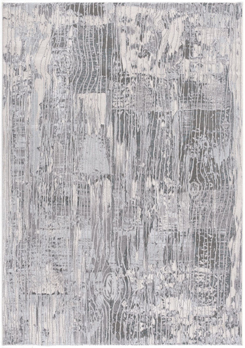 9' X 12' Abstract Area Rug (635254) - Gray / Blue