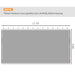White mesh sidewall netting for Giga patio gazebos and canopy tents, zipper closure, designed for outdoor umbrellas and canopies.