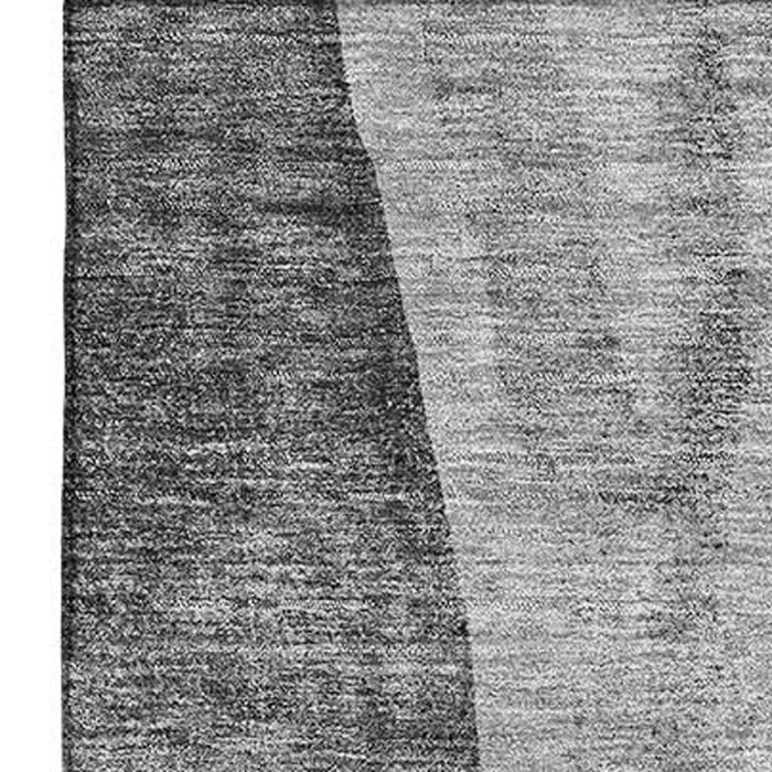 10' X 14' Abstract Washable Area Rug With UV Protection (655324) - Gray / Ivory