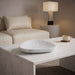 Marble bowl by Meridian Furniture from the Whelan collection, showcasing a smooth, polished genuine marble surface perfect for serving.