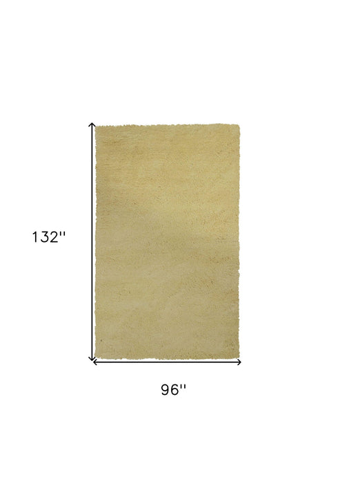 8' x 11' Hand Woven Area Rug - Yellow