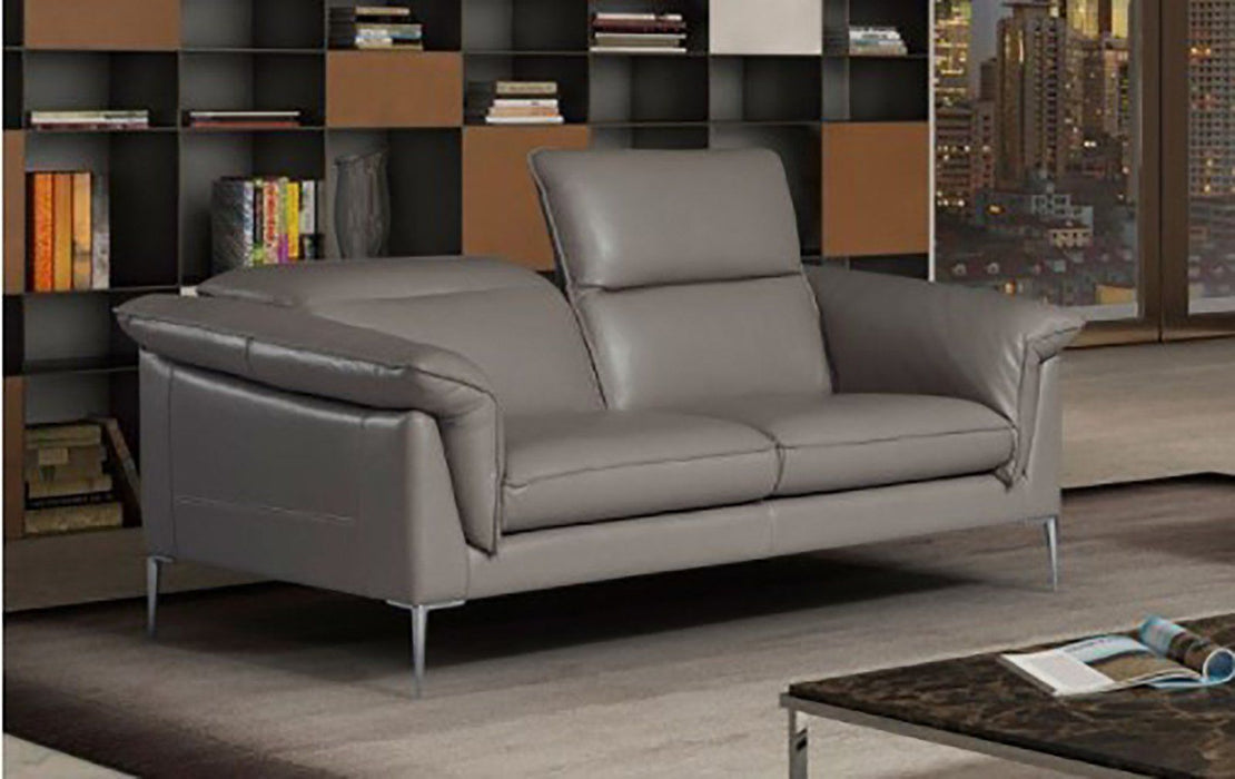 J & M Furniture Eden Love Seat in Grey