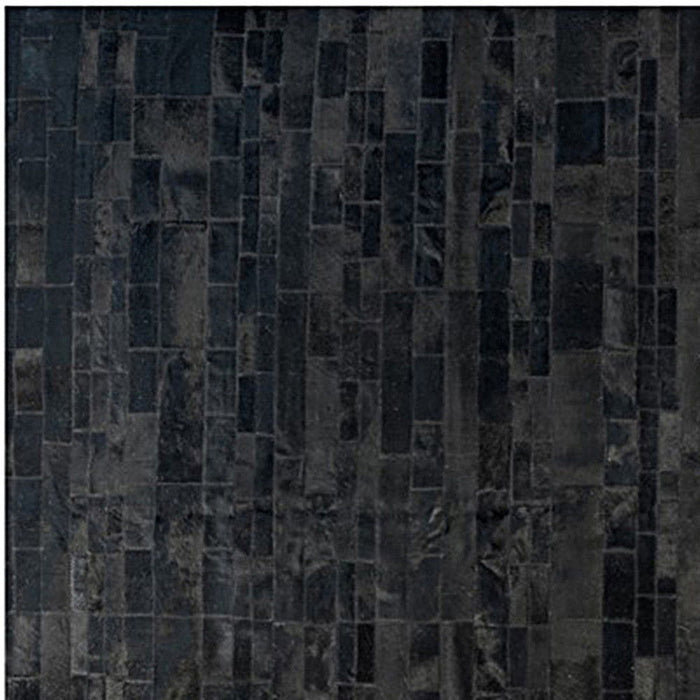 8' X 10' Cowhide Patchwork Area Rug (544491) - Black