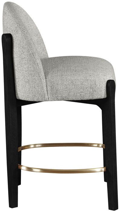 Torino - Counter Stool With Brushed Black Base