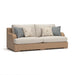 Signature Design by Ashley Wrights Beach beige sofa with cushion and rolled arms
