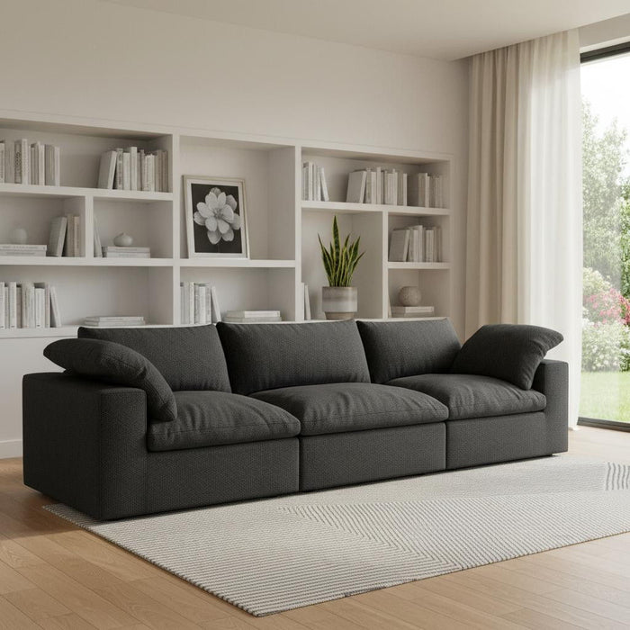 120" Blend Modular Sofa - Black