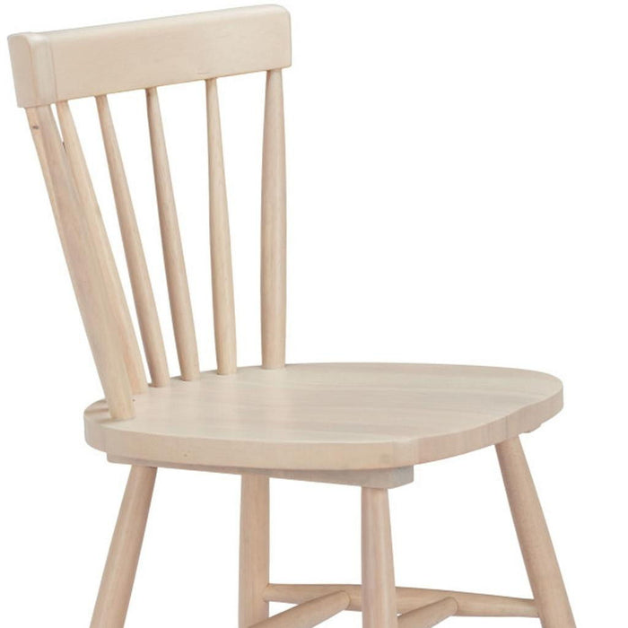 Wood Open Back Dining Room Side Chairs (Set of 2) - Natural