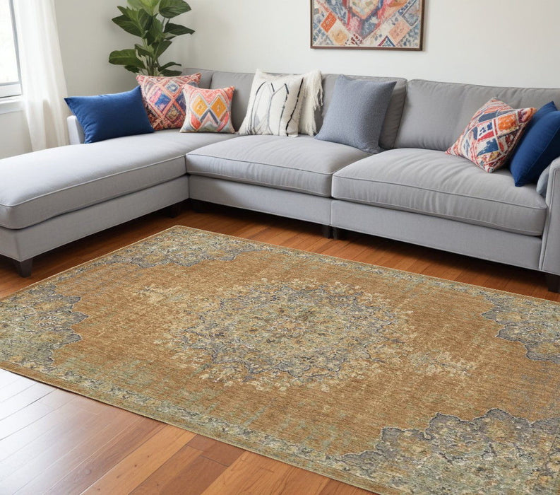 108" x 156" Wool Rug - Coffee
