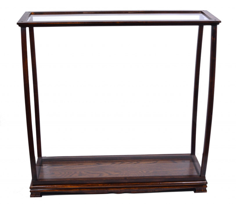 14" Glass Standard Display Stand - White