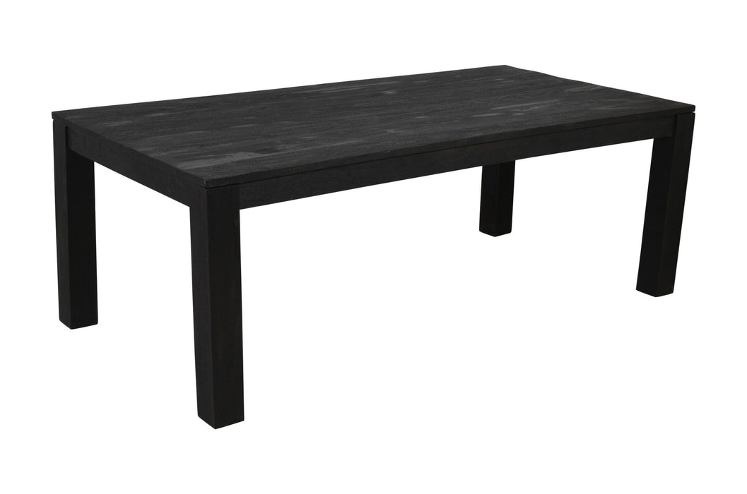 84" Rectangular Solid Wood Dining Table - Gray