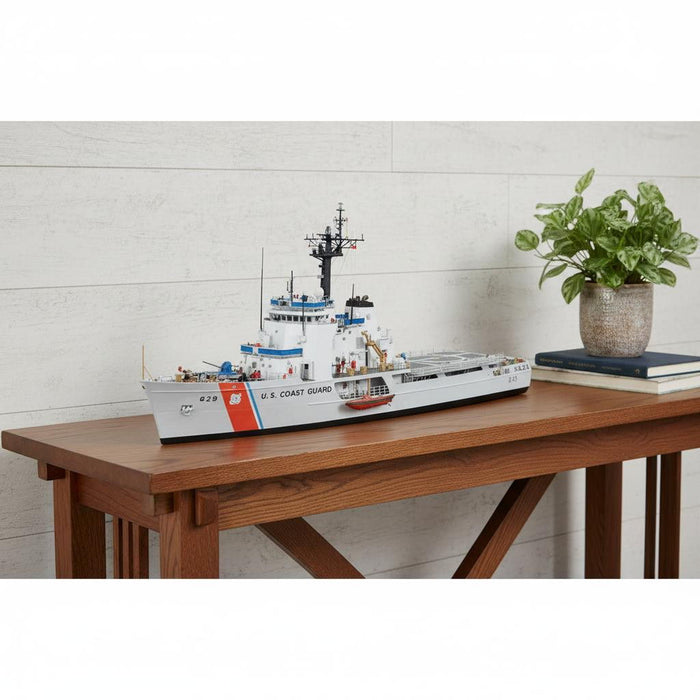 Hand Painted Model Boat (624411) - White