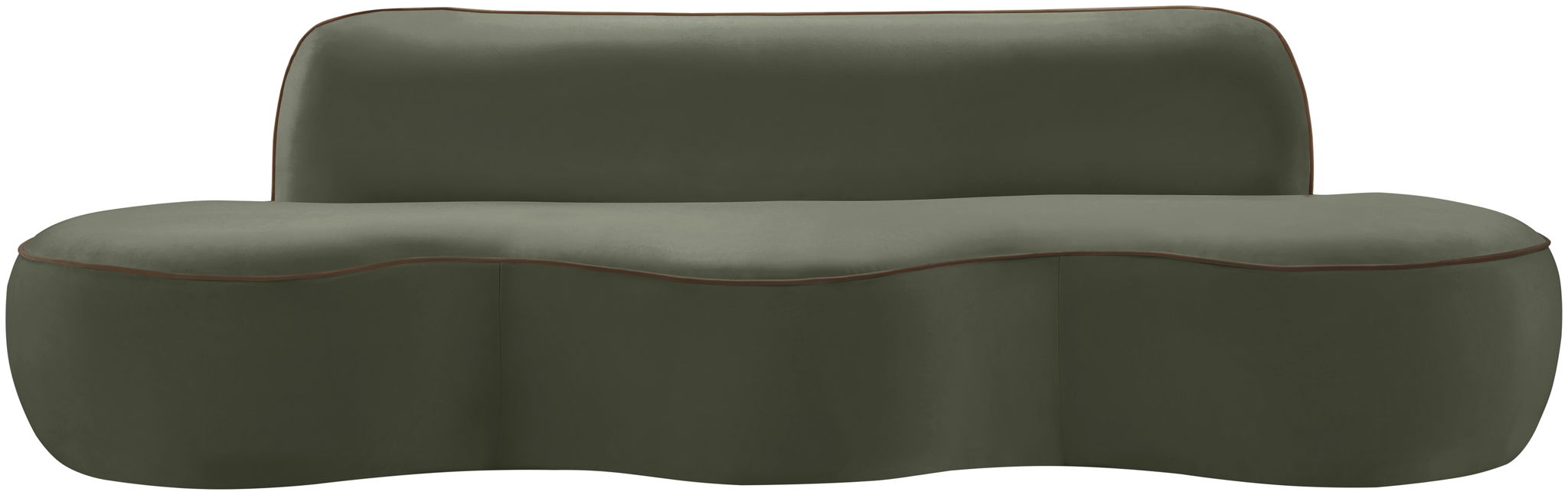 Swerve - Velvet 101" Upholstered Sofa