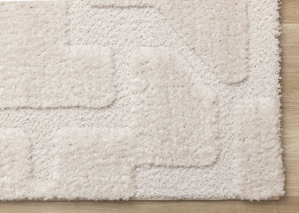 5' X 8' Geometric Area Rug (661267) - Cream / Ivory