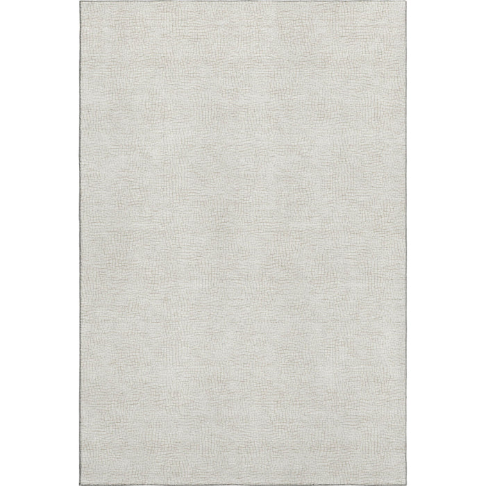 10' X 14' Geometric Washable Area Rug With UV Protection (682901) - Beige / Ivory