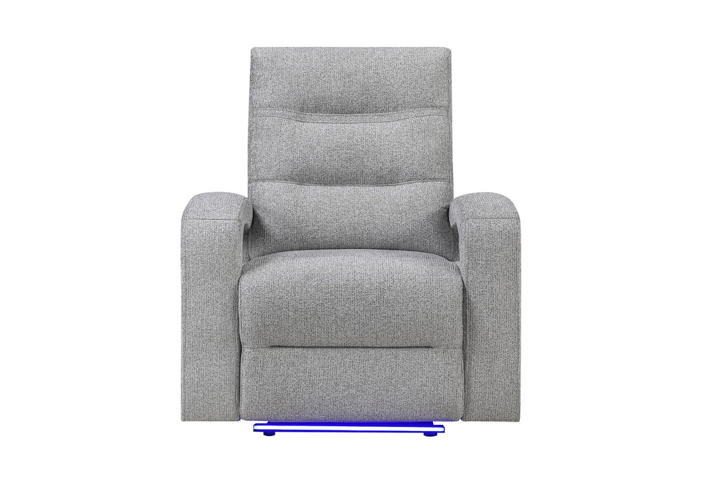 U6611 - 15 Power Reclining Sofa / Power Console Reclining Loveseat / Power Recliner - Dark Gray