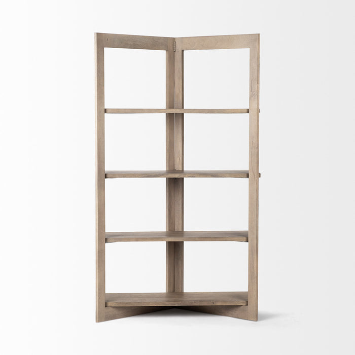 Four Tier Bookcase - Brown