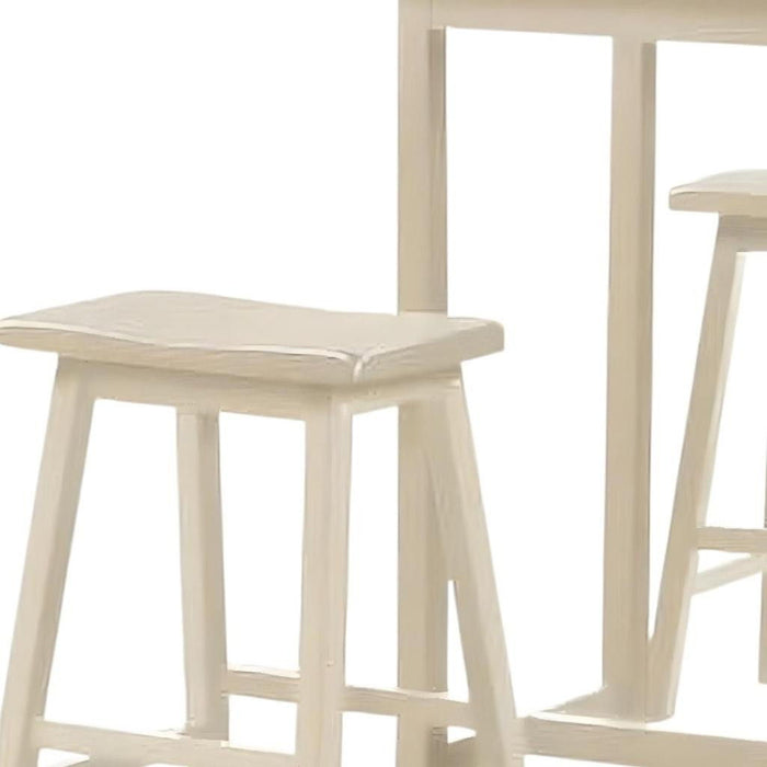 Solid Wood Console Table - Beige