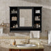 Modern Giga wall-mounted medicine cabinet with adjustable shelf, soft-close door, and towel bar for bathroom storage.