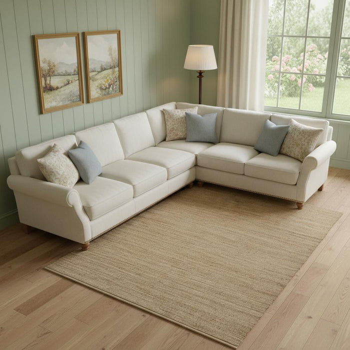 9' X 12' Jute Flatweave Handmade Area Rug (545440) - Natural