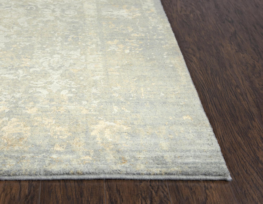 10' X 13' New Zealand Lambs Wool Oriental Hand Carved Handmade Area Rug (747558) - Beige / Gray / Ivory