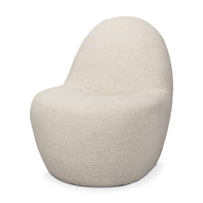 Boucle Slipper Chair - Cream