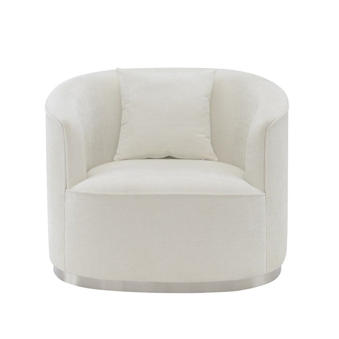 Odette - Chair With Pillow - Beige