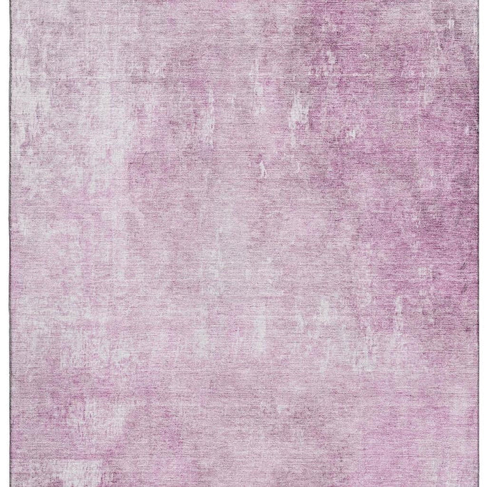 10' X 14' Abstract Washable Area Rug With UV Protection (705803) - Pink / Ivory