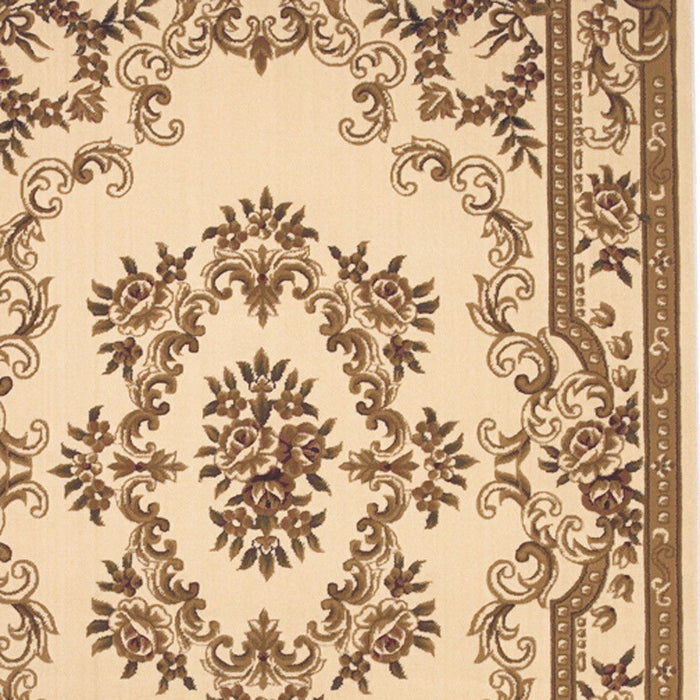 9' x 13' Polypropylene Area Rug - Ivory