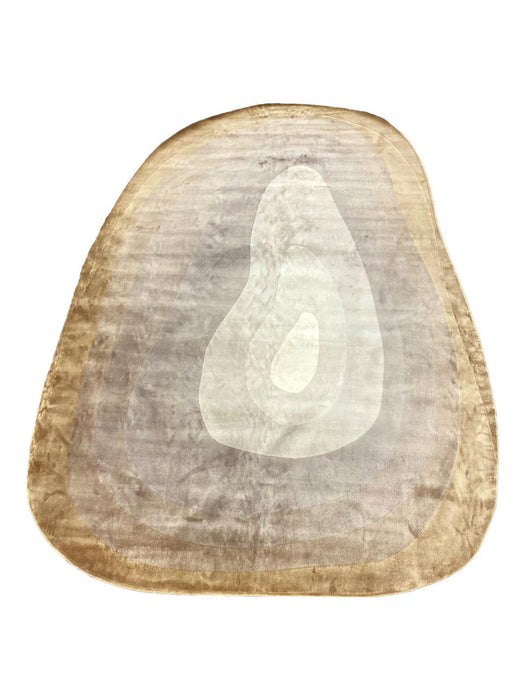 7' X 9' Ombre Distressed Area Rug (722643) - Beige / Cream / Tan