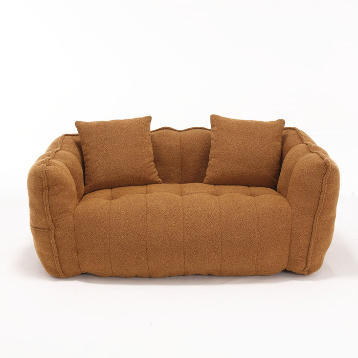 Cozy Beanbag Chair With High Resilience Foam Core For 2