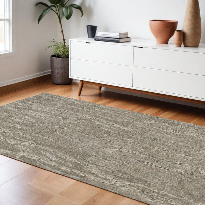 102" x 138" Wool Or Viscose Rug - Sand
