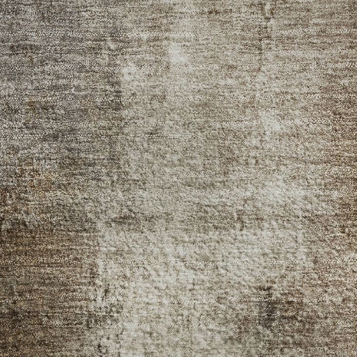 10' X 14' Abstract Washable Area Rug With UV Protection (709986) - Brown / Gray / Ivory