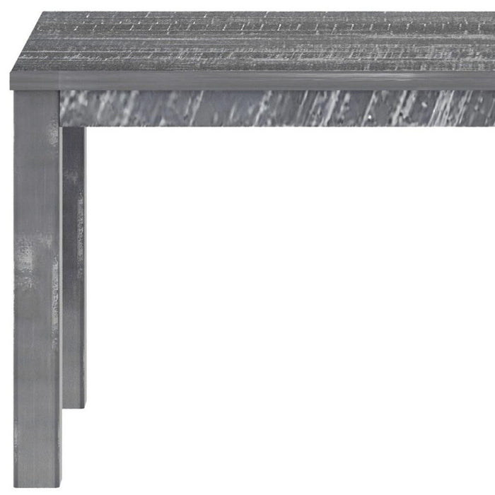 35" Solid Wood Dining Table - Gray