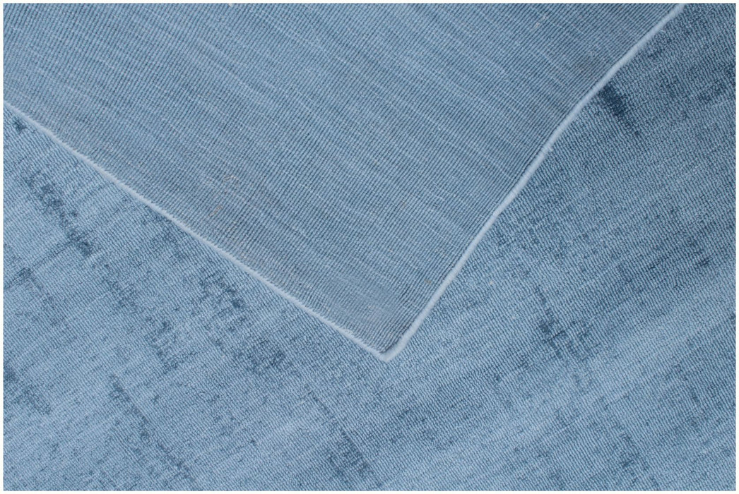 9' x 12' Hand Loomed Area Rug - Denim Blue