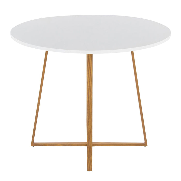 Cosmo - Dining Table - Natural Wood Metal Base