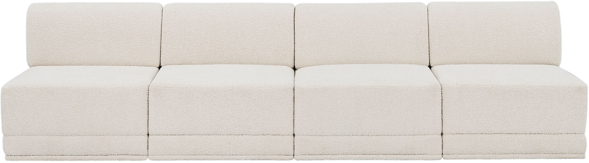 Ollie - 4 Seat Armless Modular Sofa