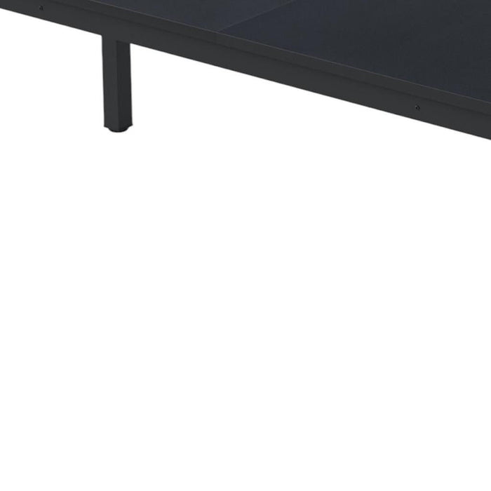 46" Solid Wood Dining Table - Black