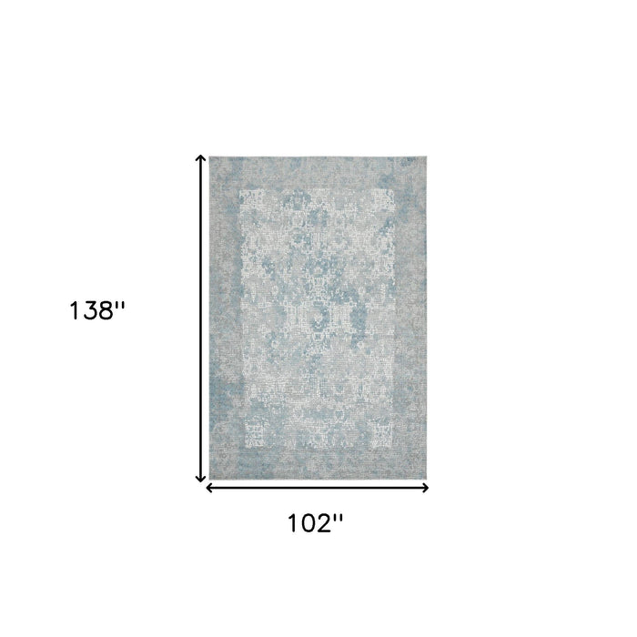 9' X 12' Medallion Area Rug - Gray