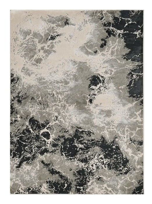 9' x 13' Polyester Area Rug - Silver