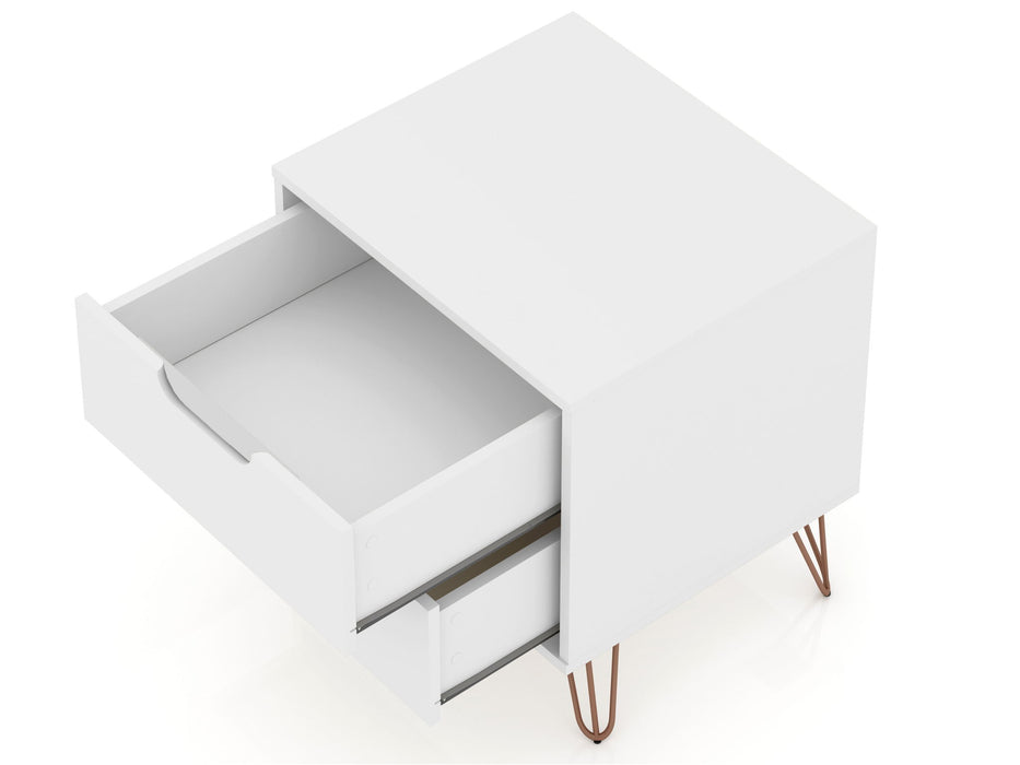 Manhattan Rockefeller - 2-Drawer Nightstand