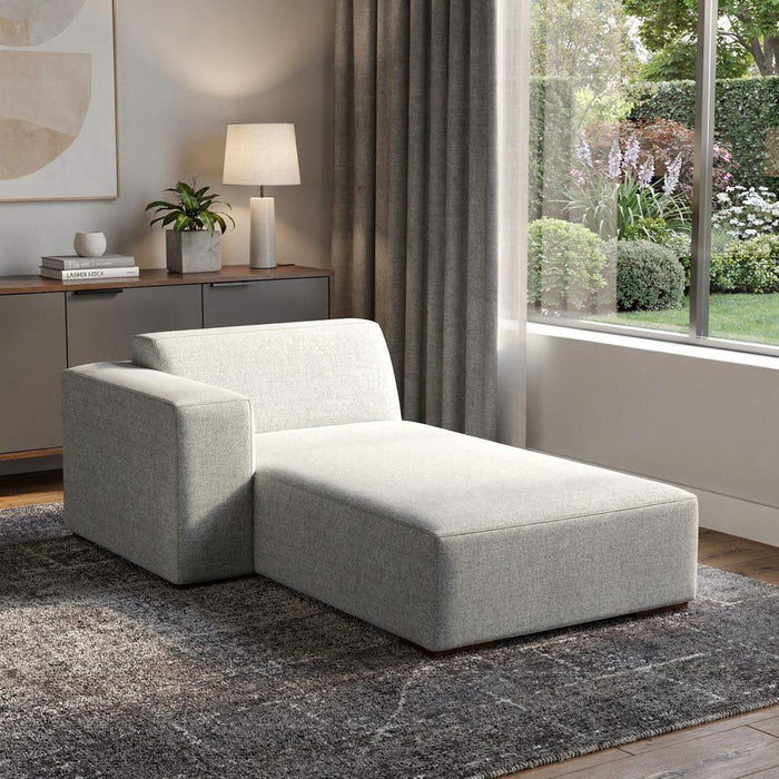 Arm Chair Fabric - Gray / Brown