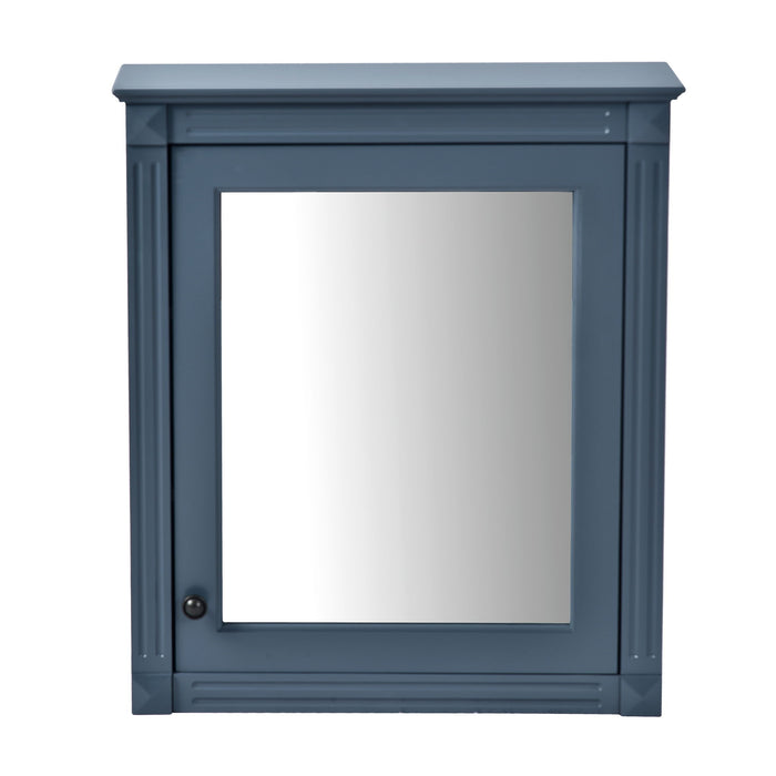 Giga wall-mounted bathroom medicine cabinet with mirror and adjustable shelf, ideal for bathroom storage and organization.