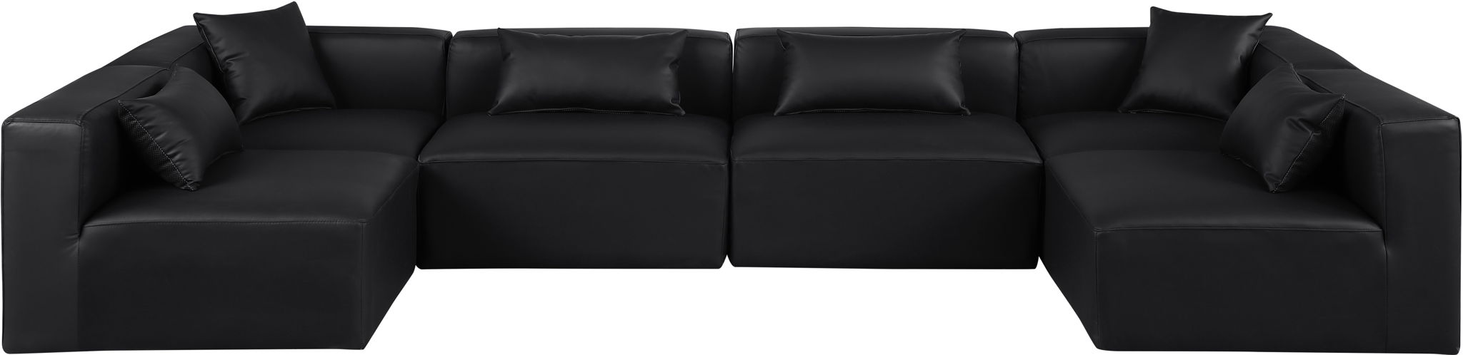 Cube - 6 Piece Modular Armless Sectional