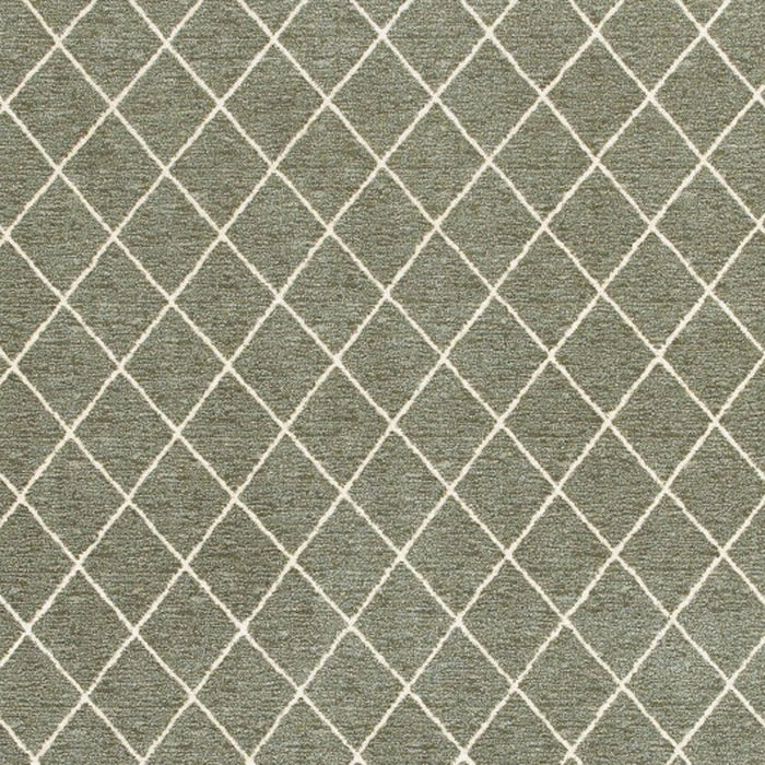 10' x 13' Diamond Indoor Area Rug - Gray And Ivory