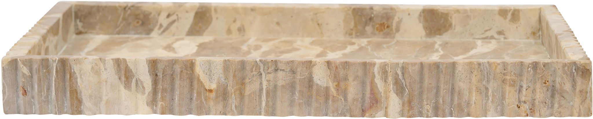 Marble tray by Meridian Furniture featuring a sleek, polished surface with subtle gray and white marble patterns.