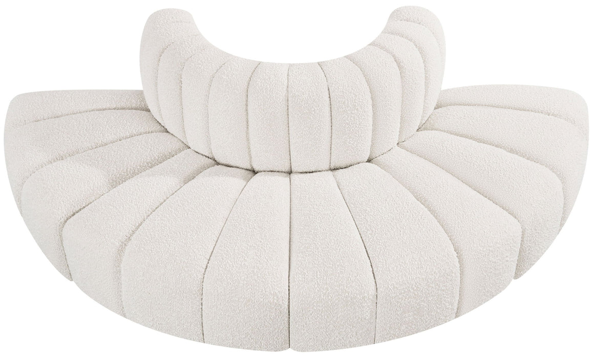 Arc - Boucle Fabric 4 Piece Modular Sofa