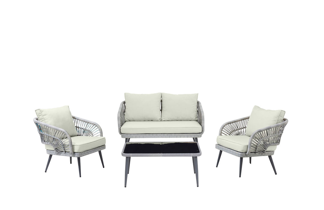 Manhattan Riviera - 4-Piece Conversation Outdoor Set