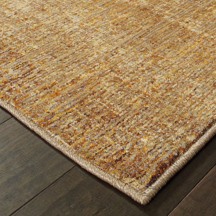 10' x 13' Power Loom Area Rug - Brown