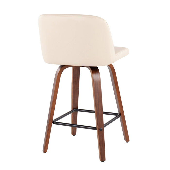 Tintori - Counter Stool With Square Footrest Set